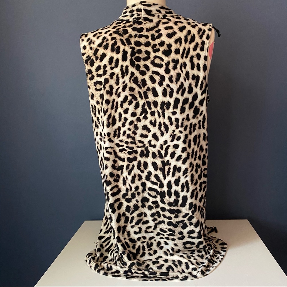 VINCE CAMUTO Animal Print Tank Blouse SMALL - Picture 2 of 3